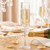 Modern & Elegant Personalised Tall Champagne Prosecco Glass Any Name Champagne Glasses ukgiftstoreonline