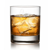 Personalised Engraved Whiskey Glass Love, Valentines or Anniversary