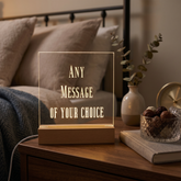 Personalised Led Lamp – Custom Engraved Lighting Gift | USB Powered Light Personalised Lights ukgiftstoreonline