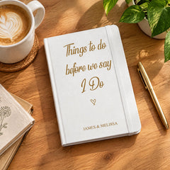 Personalised Wedding Planner Notebook, A5 Bridal To Do List Book ukgiftstoreonline