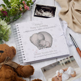 Personalised Pregnancy Journal and First Year Record Book Elephant Themed