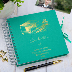 Personalised Graduation Book, Custom Scrapbook Keepsake Photo Album Memory Book