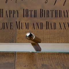 Personalised Daughter Keepsake Gift Glass Photo Glass Plaque With Sentiment Personalised Plaque Gift ukgiftstoreonline