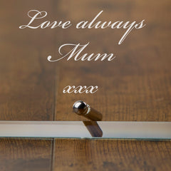 Personalised Engraved Glass Plaque Daughter Gift