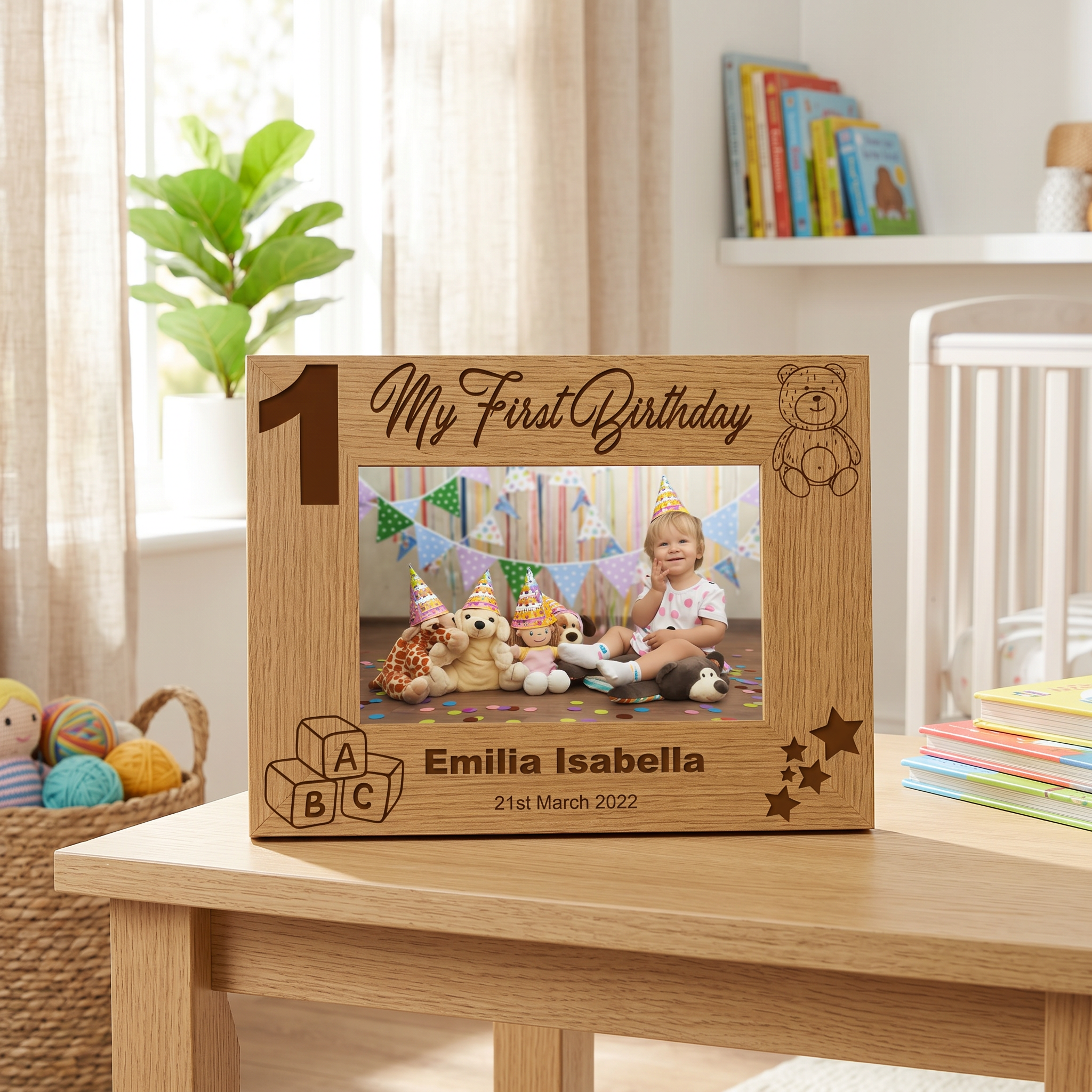 Personalised My First Birthday Photo Frame 1st Keepsake Gift Birthday Photo Frame ukgiftstoreonline