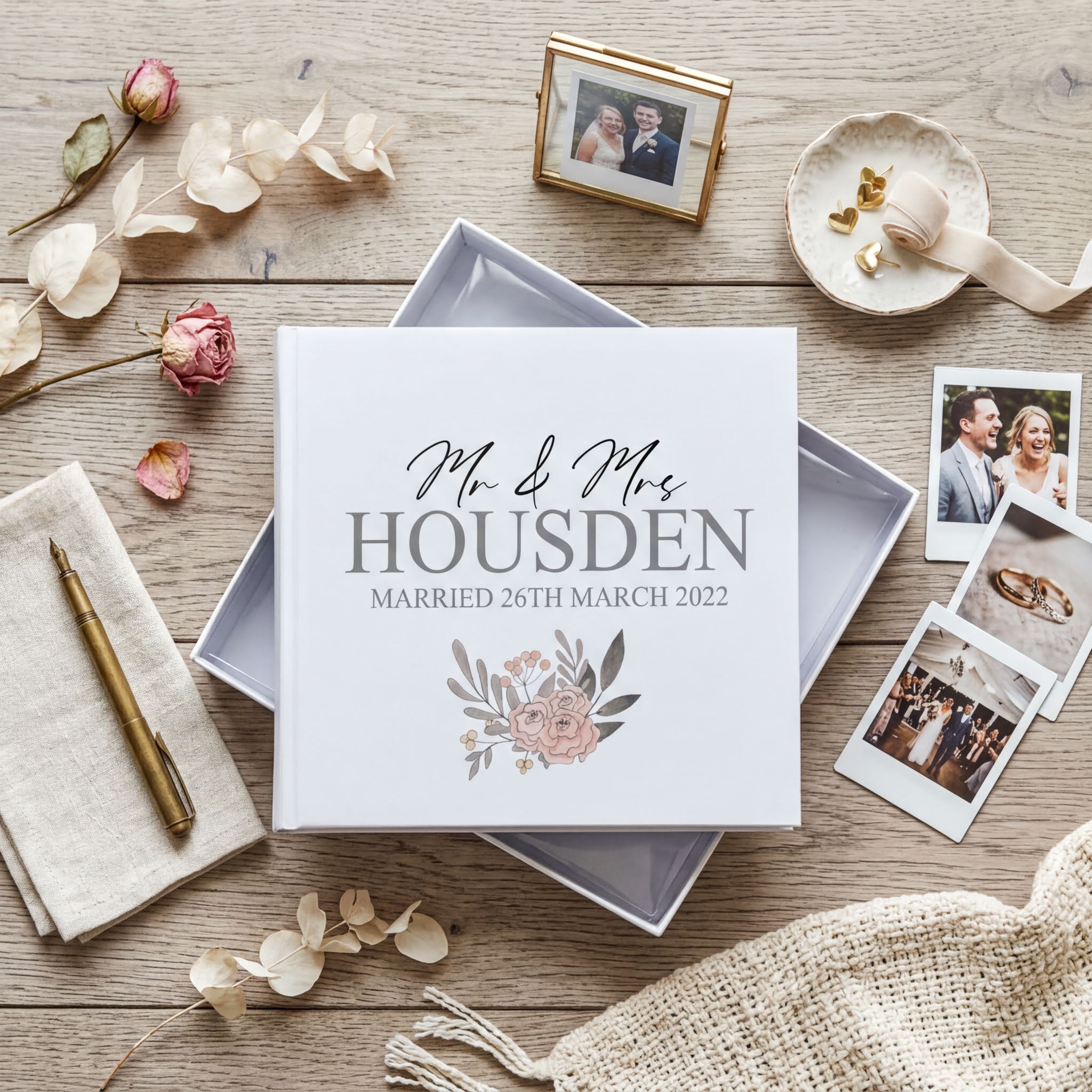 Personalised Congratulations on your Engagement Photo Album Engagement Photo Album ukgiftstoreonline