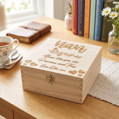 Nan Gift Personalised Keepsake Box or Photo Box Gift Keepsake Memory Box ukgiftstoreonline