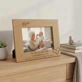 Personalised Nan As Wonderful As You Engraved Wooden Photo Frame gift Nan Photo Frame ukgiftstoreonline 4 x 6 Inch