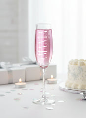 Personalised Birthday Champagne Flute Prosecco Glass Any Name and Year Personalised Birthday Gift ukgiftstoreonline
