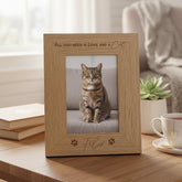 Personalised Cat Photo Frame All You Need Is Love And A Cat Dog or Cat Photo Album ukgiftstoreonline