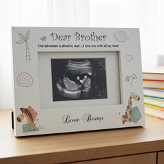Baby Announcement Brother to be Scan Photo Frame Gift CINS-1 Photo Frame ukgiftstoreonline
