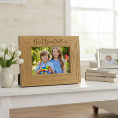 Great Grandchildren Engraved Wooden finish Photo Frame Grandchildren Photo Frame ukgiftstoreonline