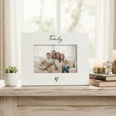 White 6x4 Landscape Picture Photo Frame Family Heart Photo Frame ukgiftstoreonline