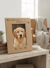 Personalised Dog Photo Frame A House Is Not A Home Without A Dog Dog or Cat Photo Album ukgiftstoreonline 5 x 7 Inch