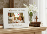 Personalised Communion Day Photo Frame With Church Sketch ukgiftstoreonline