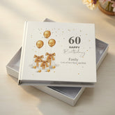 Personalised 60th Birthday Photo Album Gift With Presents Personalised Photo Album ukgiftstoreonline