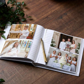 Large Book Bound Personalised Communion Photo Album With Silver Cross ukgiftstoreonline