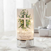 Personalised First Holy Communion Night Light Gift With Green Cross ukgiftstoreonline
