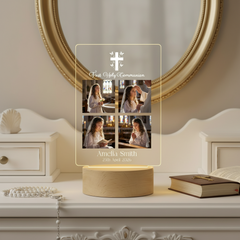 Personalised Gifts for First Holy Communion Day Photo Frames Picture Light-Up Gift Ideas For Boys and Girls