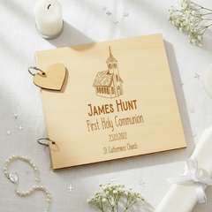 Personalised First Holy Communion Guest Book, Scrapbook or Photo Album ukgiftstoreonline