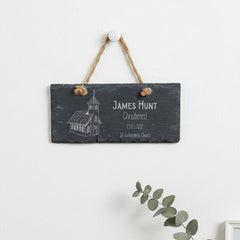 Personalised Engraved Christening Slate Stone Plaque Keepsake Gift Personalised Slates ukgiftstoreonline