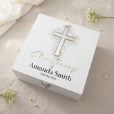 Personalised Christening Wooden Box Memories Keepsake Gift Keepsake Wooden Box ukgiftstoreonline