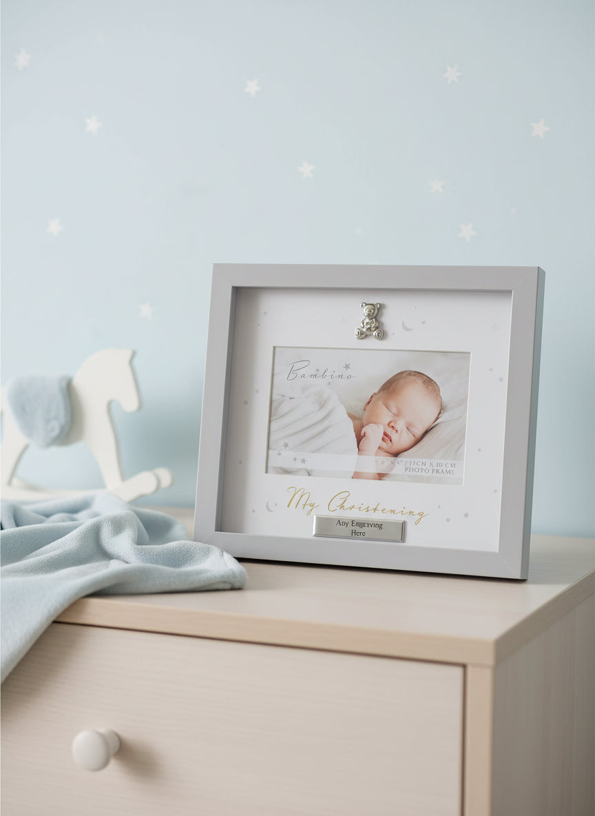 Personalised Christening Day Photo Keepsake Frame Gift CG1568-P Photo Frame ukgiftstoreonline
