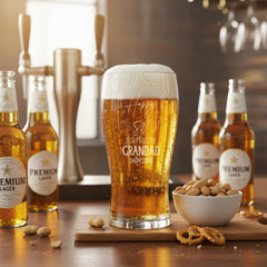 80th Birthday Personalised Beer Glasses Gift for Him with Star Design personalised beer glasses ukgiftstoreonline