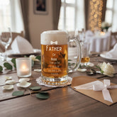 Personalised Engraved Father of The Bride Beer Glass With Gift Box personalised beer glasses ukgiftstoreonline