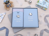 Personalised Debossed Baby Boy Passport Cover and Luggage Tag Holder Gift Baby Product ukgiftstoreonline