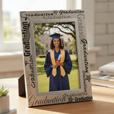 Aluminium Graduation Photo Frame For 6x4 Photo With Text ukgiftstoreonline
