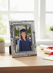 Aluminium Graduation Photo Frame For 6x4 Photo With Text ukgiftstoreonline