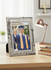 Aluminium Graduation Photo Frame For 6x4 Photo With Text ukgiftstoreonline