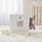 Christening Day Photo Album Gift With Raised Icons Boxed 50 x 6"x4" Photos Christening Photo Album ukgiftstoreonline