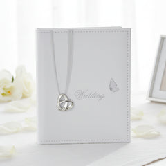 Wedding Photo Album – Personalised Leatherette Keepsake Book With 24 Slip-In Sleeves wedding photo album ukgiftstoreonline