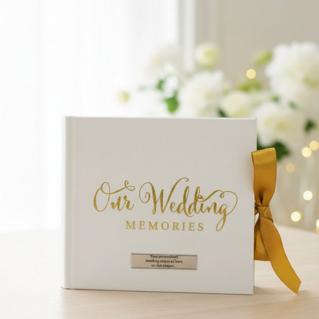 Personalised Wedding Photo Album 80 6x4" with verse design Gift wedding photo album ukgiftstoreonline
