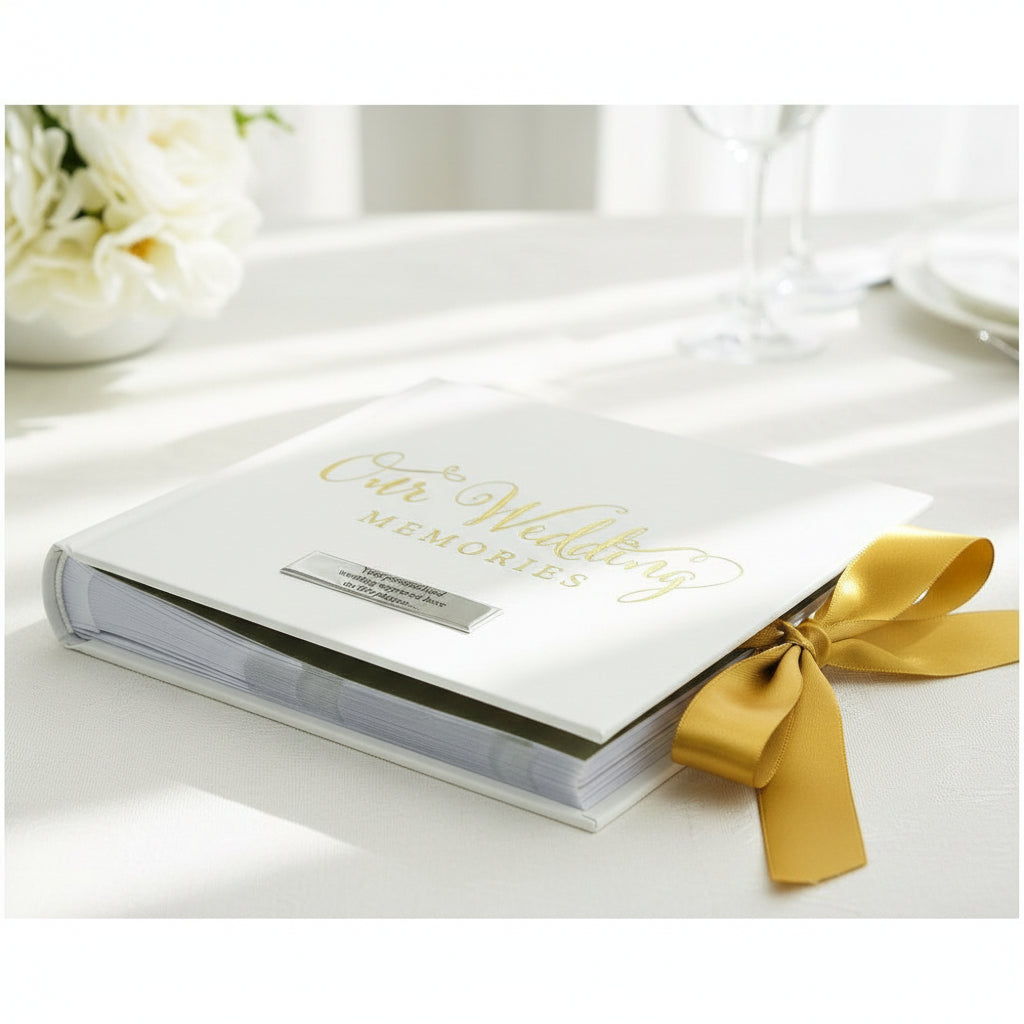 Personalised Wedding Photo Album 80 6x4" with verse design Gift wedding photo album ukgiftstoreonline