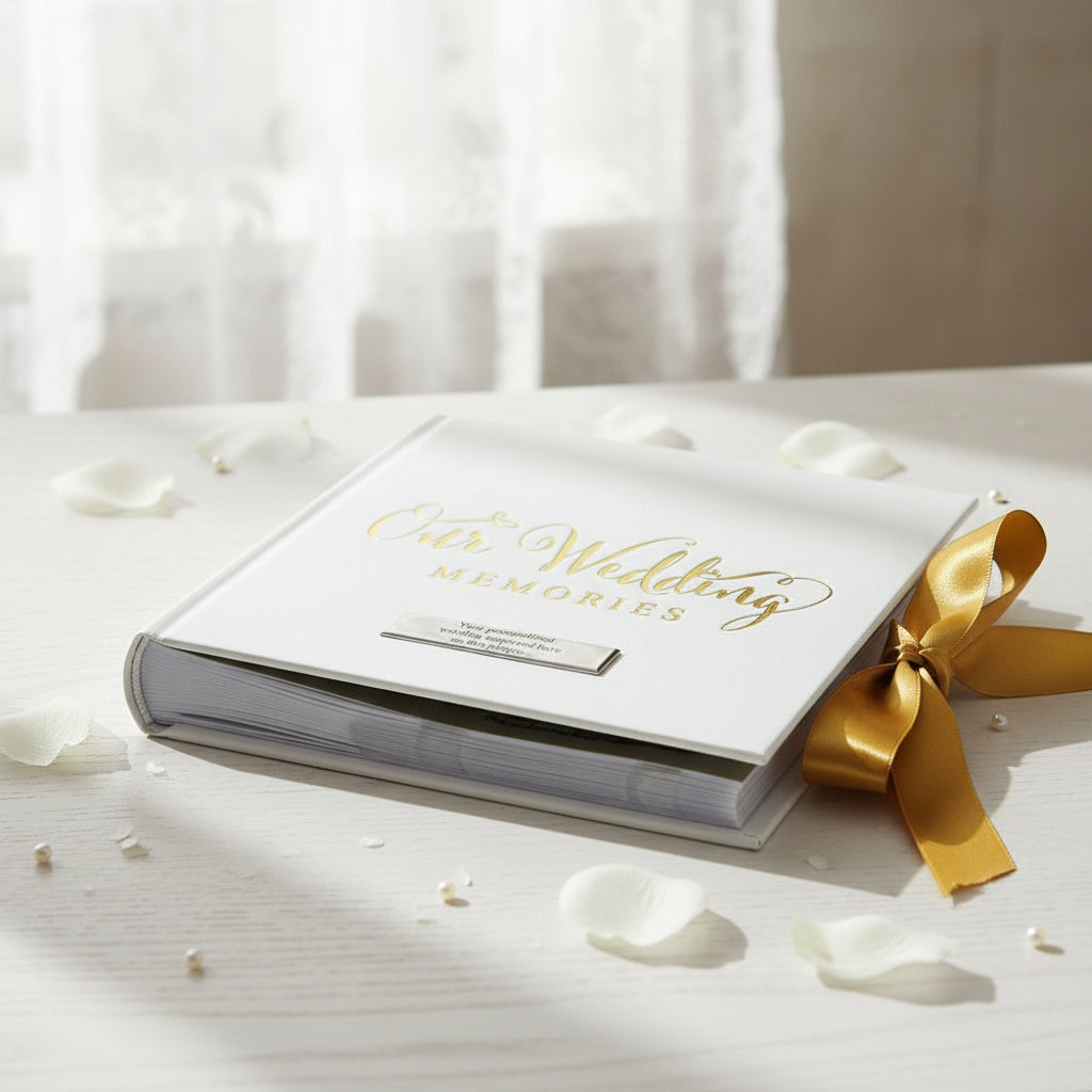 Personalised Wedding Photo Album 80 6x4" with verse design Gift wedding photo album ukgiftstoreonline
