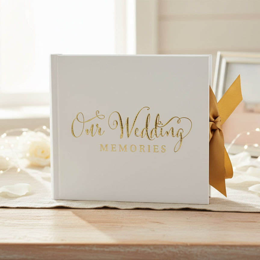 Wedding Photo Album 80 6x4" Gift With Gold Verse Design wedding photo album ukgiftstoreonline