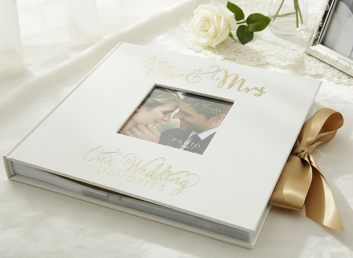 Wedding Photo Album Large 50 Capacity 6x8 Photos | Sentimental Verse Design Gift wedding photo album ukgiftstoreonline