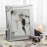 Silver Plated Wedding Frame | Crystal Embellished 8x10 Photo Frame photo frame ukgiftstoreonline