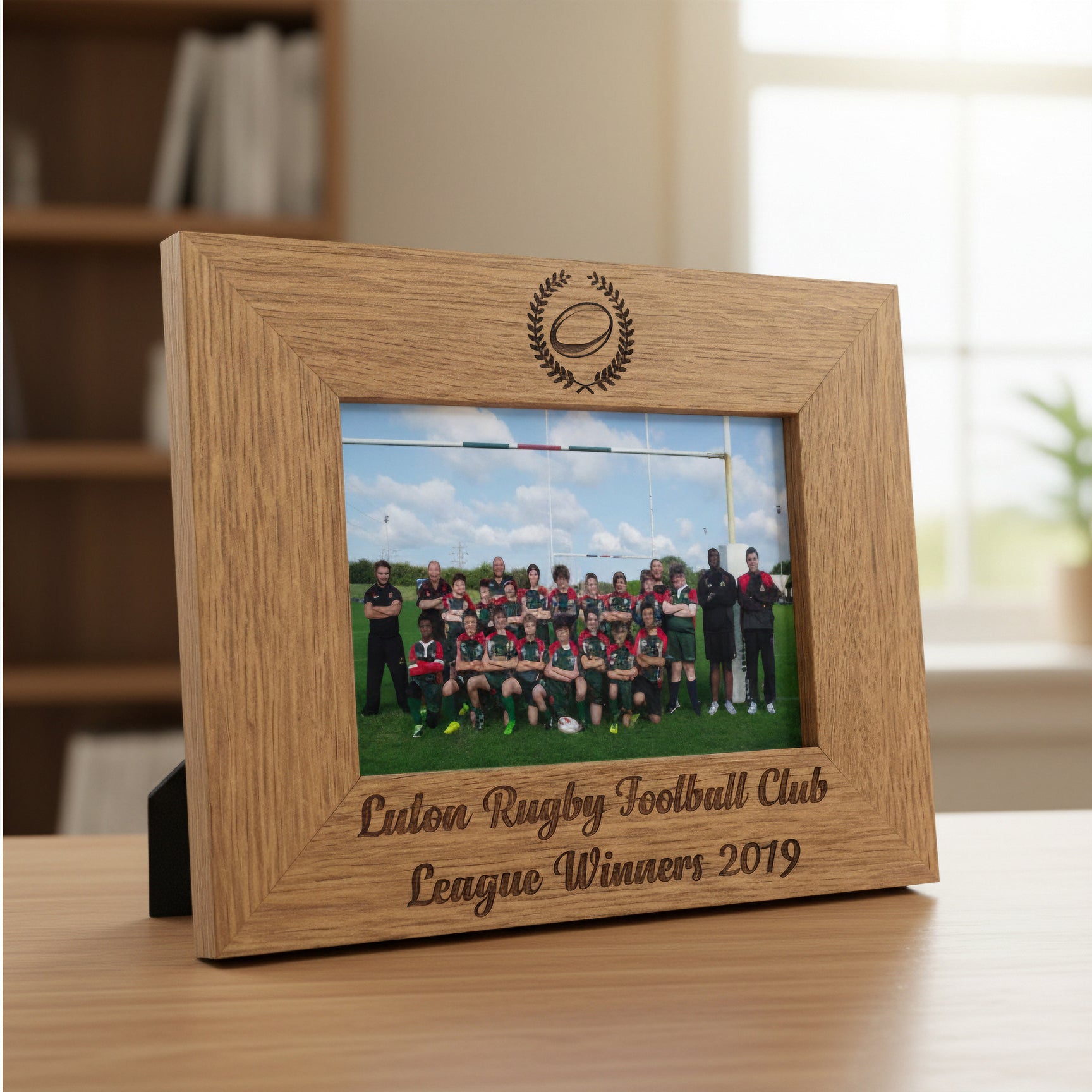 Rugby Themed Personalised Engraved Photo Frame Photo Frame ukgiftstoreonline