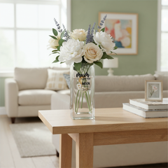 Personalised Mum Flower Vase Gift Love You To The Moon and Back Loving Memory Remembrance ukgiftstoreonline