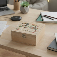 Personalised 21st Birthday Gift For Her Keepsake Memory Box With Butterflies and Flowers Keepsake Memory Box ukgiftstoreonline