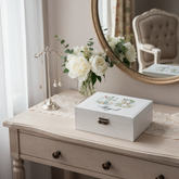 Personalised 18th Birthday Jewellery Box Gift For Her With Butterflies and Flowers