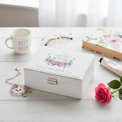 Gifts for Mum, I Love You Mum Jewellery Box , Mum Gifts for Birthday, Mothers Day, Christmas Presents for Mum