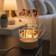 Personalised Gifts for Mum Mothers Day Photo Frames from Daughter Son, Custom Photo Gift for Mum Mother's Day Picture Light-Up Birthday Gift Ideas ukgiftstoreonline