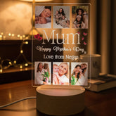 Personalised Gifts for Mum Mothers Day Photo Frames from Daughter Son, Custom Photo Gift for Mum Mother's Day Picture Light-Up Birthday Gift Ideas ukgiftstoreonline