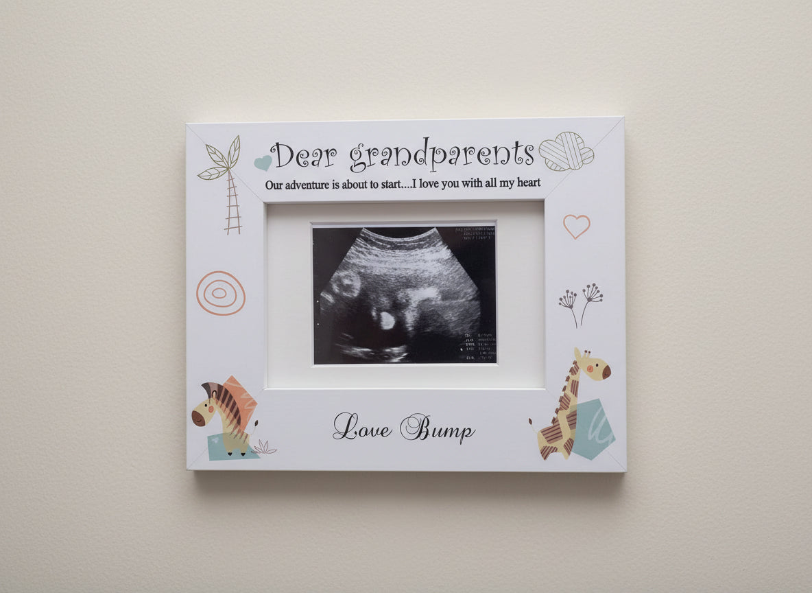Baby Announcement Grandparents to be Scan Photo Frame Gift Baby Photo Frame ukgiftstoreonline