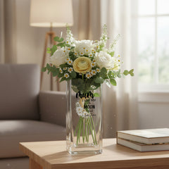 Personalised Mum Flower Vase Gift Love You To The Moon and Back Loving Memory Remembrance ukgiftstoreonline